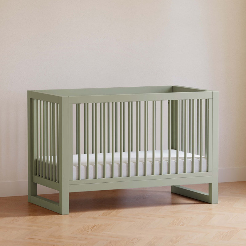 Nantucket Greenguard Gold Certified 3 -in-1 Convertible Crib, French Sage
