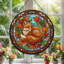 Panneau de vitrail Fox Autumn-1768980417