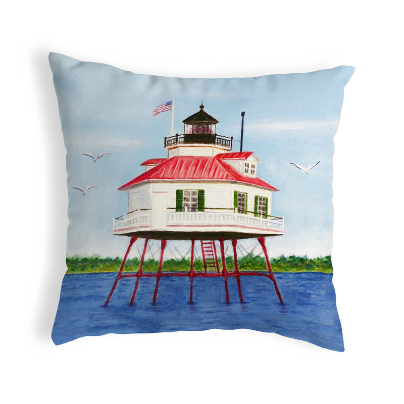 Coussin intérieur/extérieur Drum Point Lighthouse