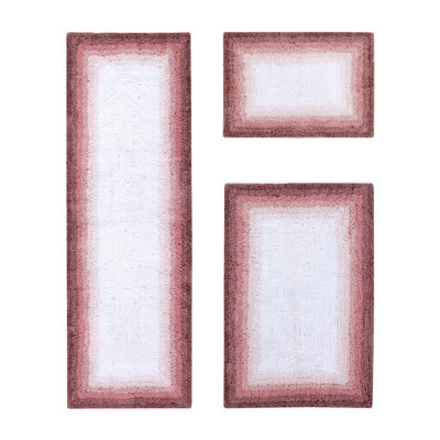 Ensemble de tapis pour salle de bain 100% coton 3 pièces Benine