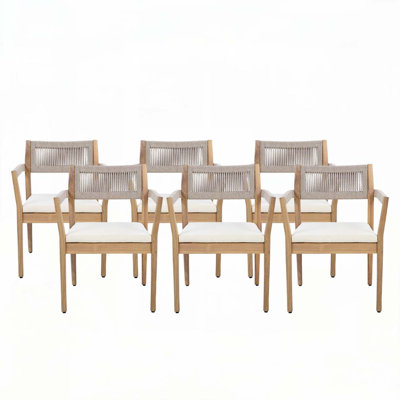 Acacia Wood Outdoor Dining Chairs