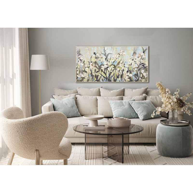 Dancing Daisies Canvas Wall Art