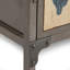 WOODEN  IRON CABINET (Cabinet)