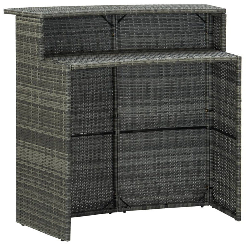 Table de bar Jasso, gris