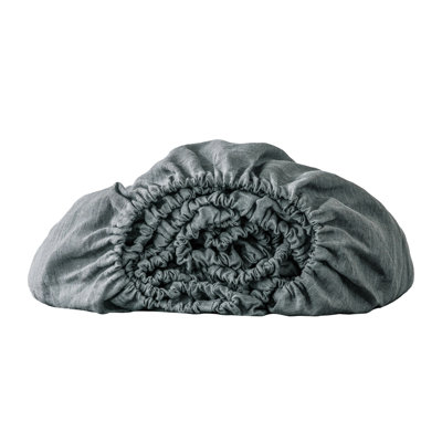 Blue Linen Queen Fitted sheet