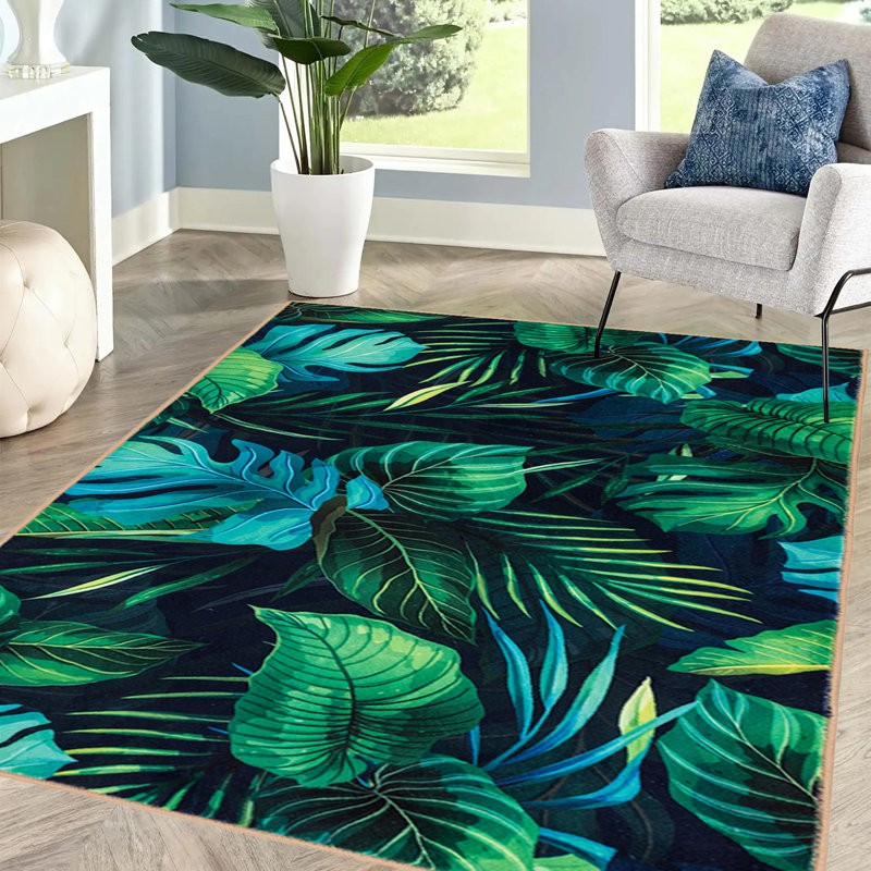 Georgea Washable Indoor / Outdoor Rug, Rectangle 5' x 7'