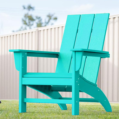 Morden Poly/resin Plastic Adirondack Chair by Highland Dunes