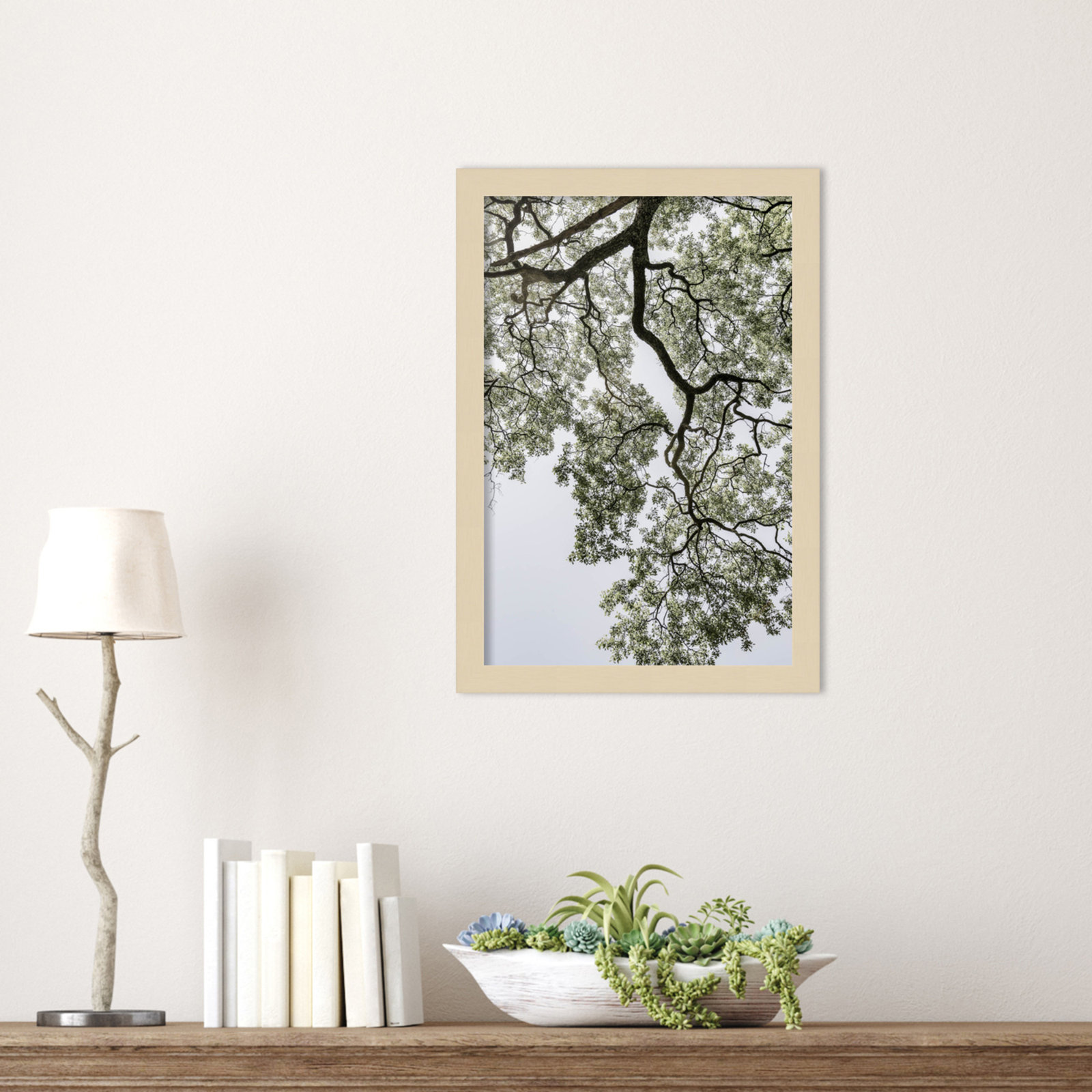 Pleasantville "Coastal Forest" Print, Brown, 17" H x 12" W