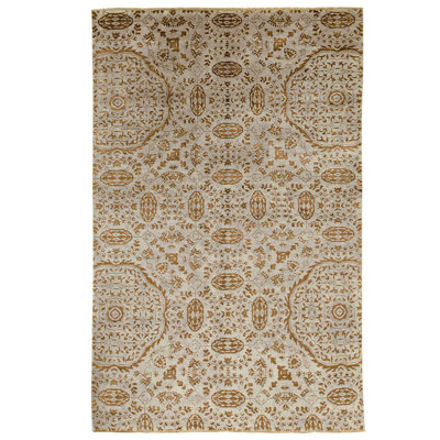 Oriental Area Rug in Brown