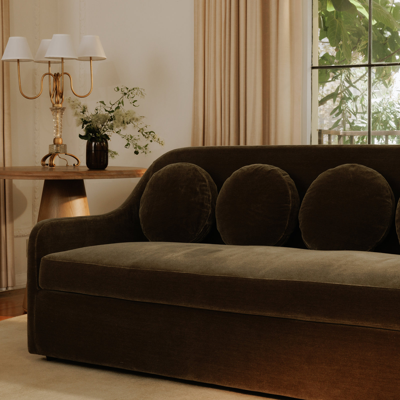 Rialto 90" Sofa, Green