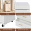 Commode 5 tiroirs avec poignées - Armoire de rangement moderne