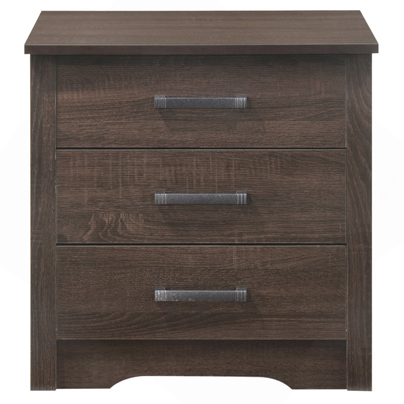 Modern Elegance Wenge Nightstand, Wenge