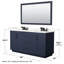 Ensemble de meuble-lavabo double autoportant 66 po avec plateau en quartz Miranda-98180894-98180893-98249855