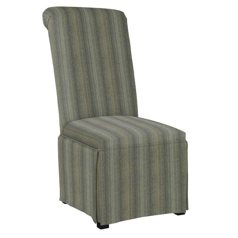 Susanna 20.25'' H Upholstered Side Chair, Green Ombre, Vintage Brown