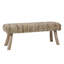 Fidel Wool Bench, Natural