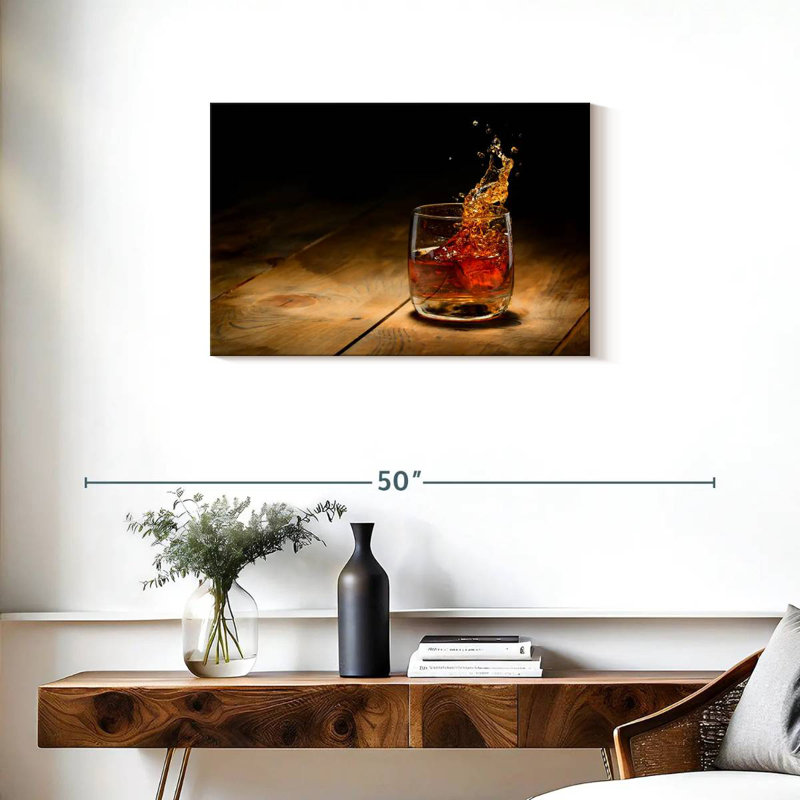 Verre à whisky Yarlin, H 20 po x l 30 po