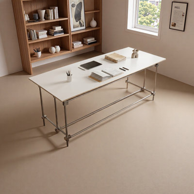 Bauhaus designer white office desk