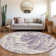 Premium Machine Washable Prisco Purple Rug