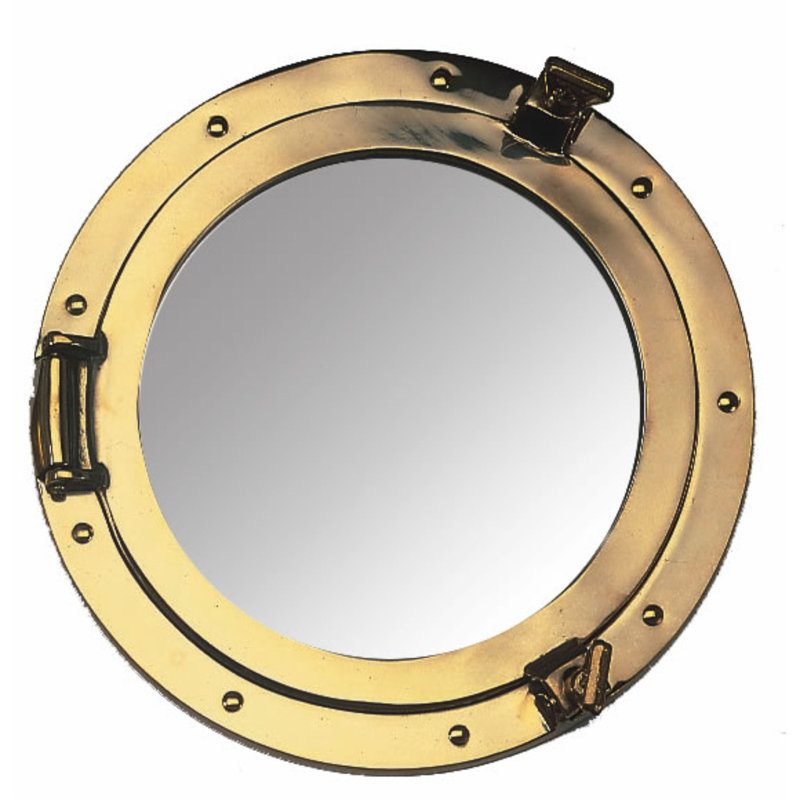 Liev Metal Flat Wall Mirror, 15cm H x 15cm W