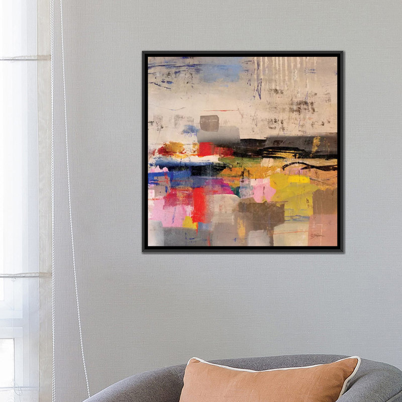 " Float " by Julian Spencer, No Mat, Black Framed Canvas, 26" H x 26" W x 1.5" D