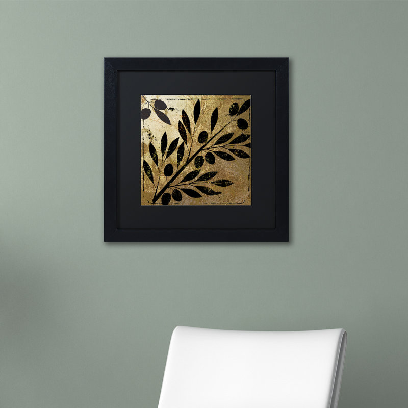 Jadaya «Bellissima II», impression encadrée, Noir, H 16 po x l 16 po x P 0,5 po, Cadre brun