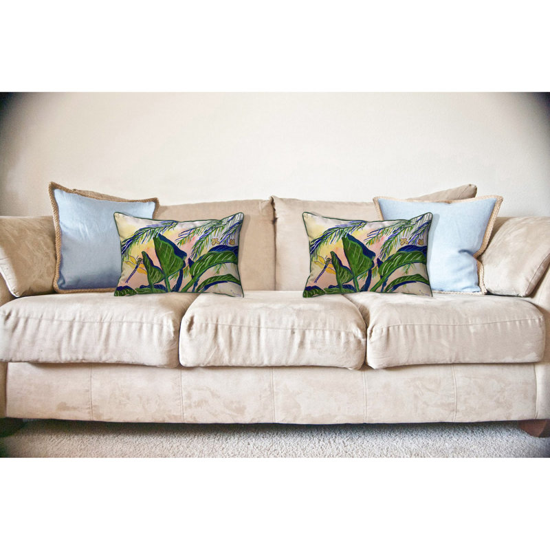 Elephant Ears Outdoor Throw Pillow, Large
