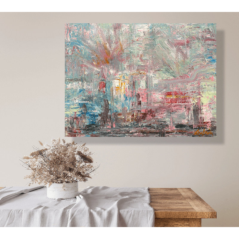 Candy Apple - Artist Enhanced Canvas Print, Wrapped Canvas, 30" H x 40" W x 1.5" D