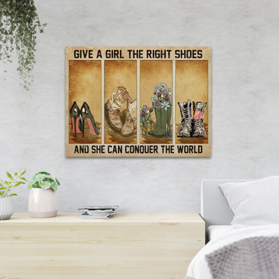 " High Heels, Sneakers And Flowers "