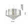 Lustre tambour 8 lumières unique Loftis