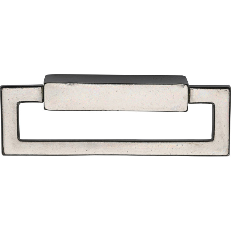Audrey Drop Pull, White Bronze