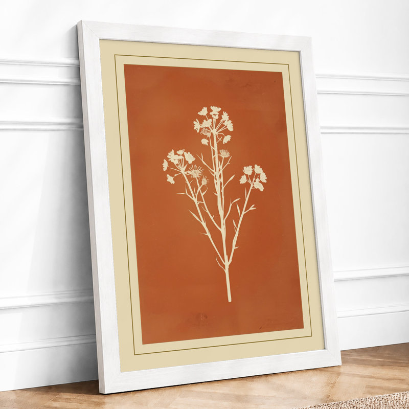 Herbarium Study Botanical - Framed Print, A3 - 42.0 x 29.7 cm, White
