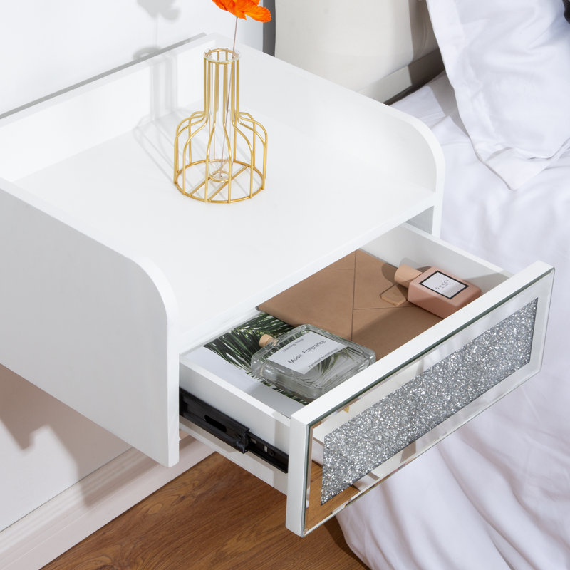 Travara 1 Drawer Bedside Table
