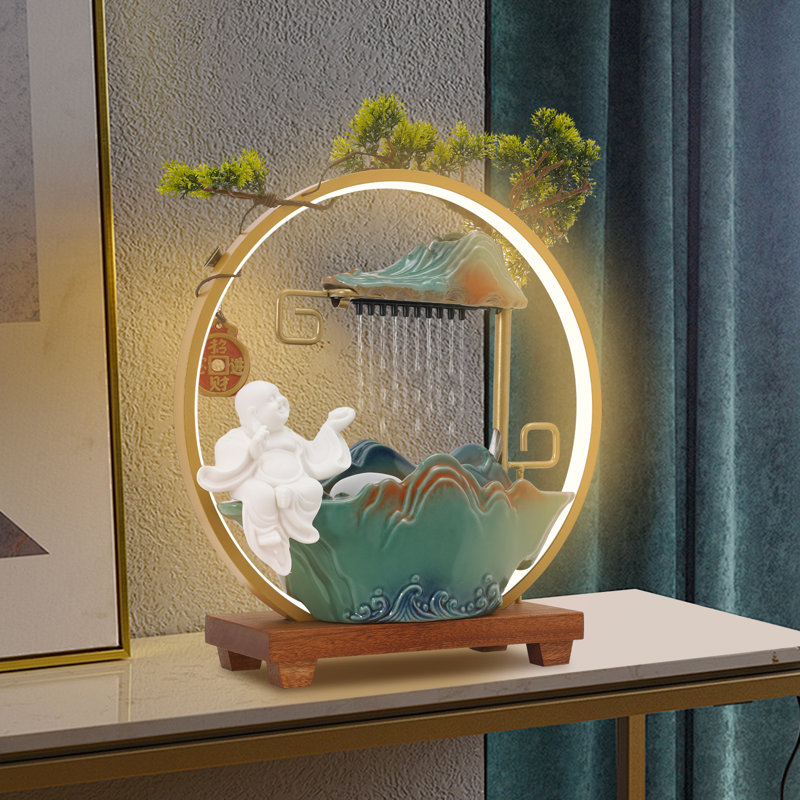 Indoor Water Fountain With LED Light