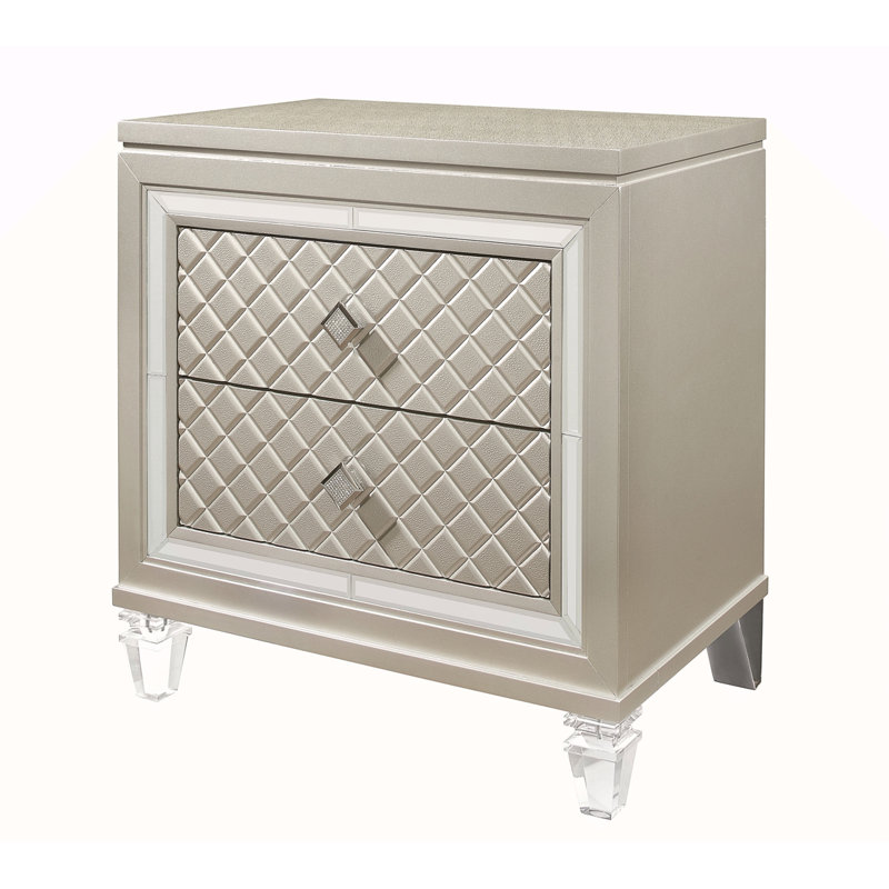 GLAM CHAMPAGNE NIGHTSTAND