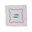 Serviettes de cocktail brodées poisson (ensemble de 4) - Serviettes de boissons nautiques pour les réceptions côtières et les rassemblements d'été