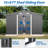 10X8 FT Outdoor Storage Shed-123513299