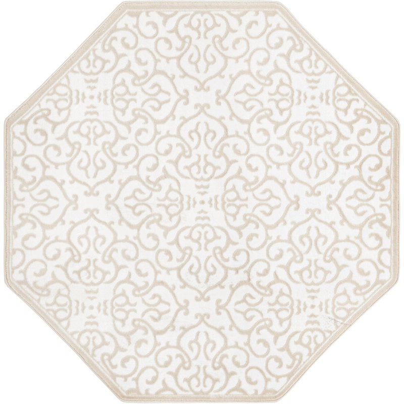 Whitting Oriental Indoor Rug, Octagon 5'3"