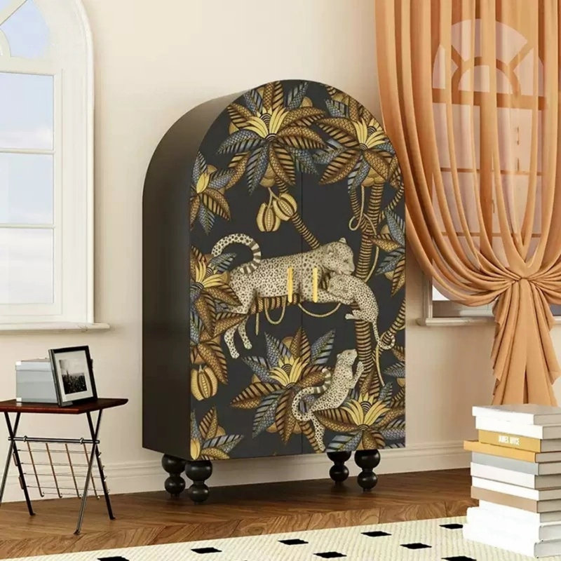 Armoire moderne à double porte minimaliste