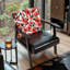 Deveral Faux Leather Armchair-1857833215-1866884134