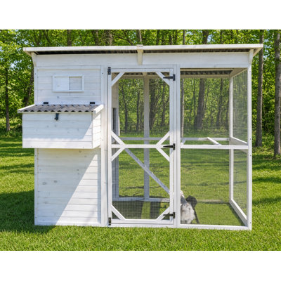 27.77 Square Feet Chicken Coop For Up To 6 Chickens