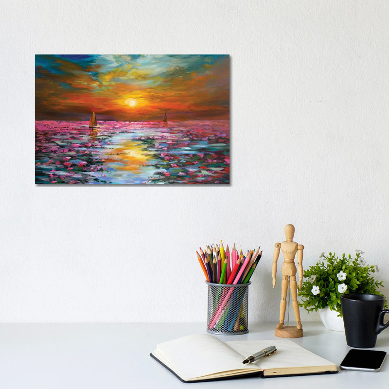 Inner Peace by Leon Devenice - Print on Canvas, Wrapped Canvas, 20.32 cm H x 30.48 cm W