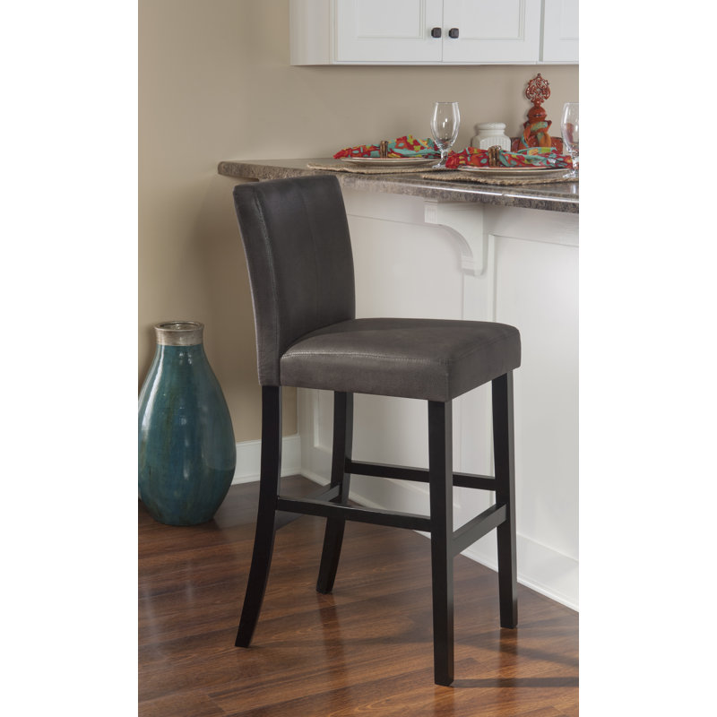 Tabouret de bar 30 po Barahona, Anthracite, Tabouret de comptoir (siège d'une hauteur de 24 p