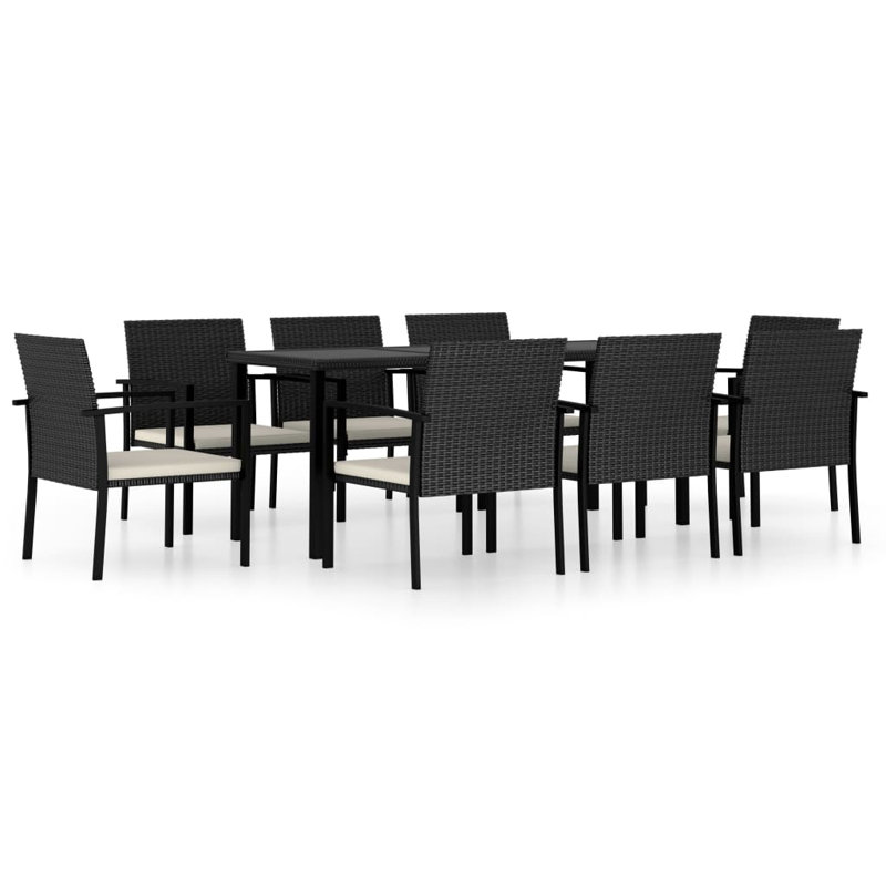 Pranet 8 - Person Patio Dining Set with Rectangular Table , Cushions Included