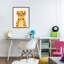 Jaune, guépard, giclée encadrée par Jessica Beck-993016257-993016258