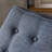 Button Tufted Upholstered Manual Push-Back Recliner-1795115051