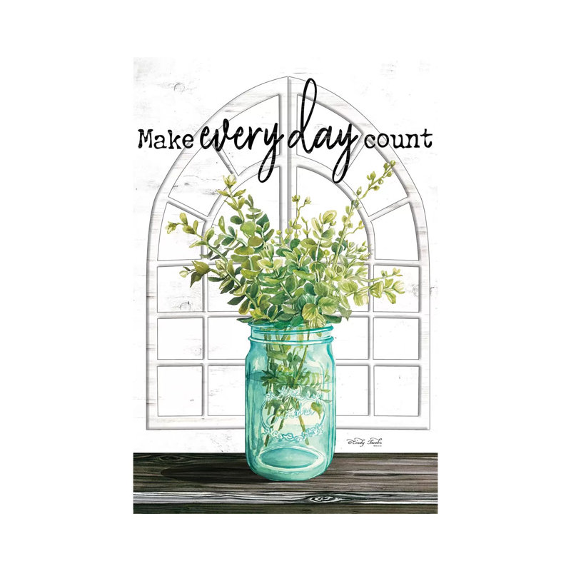 Make Everyday Count by Cindy Jacobs - Print on Canvas, 66.04cm H x 20.32cm W x 3.81cm D, Wrapped Canvas