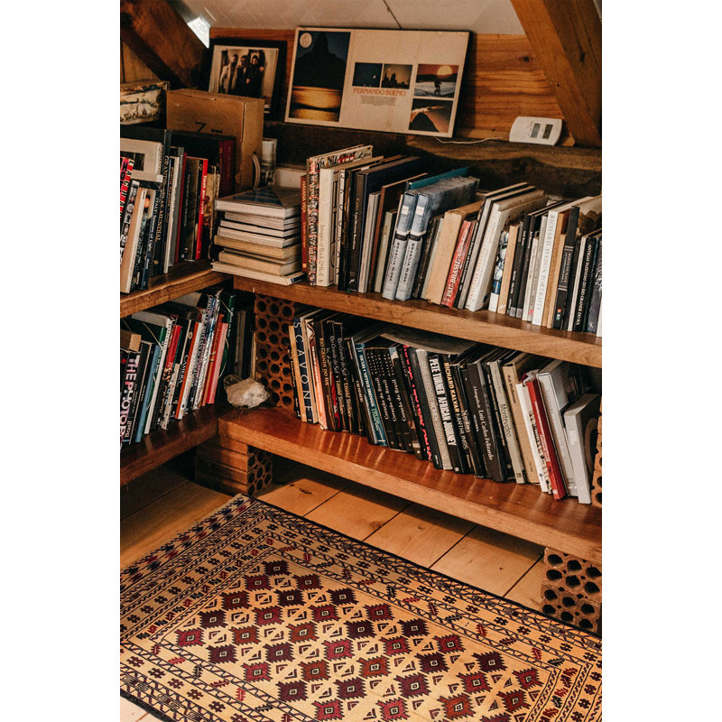 Tapisserie Worceer kilim 6 pi 0 po x 6 pi 0 po beige