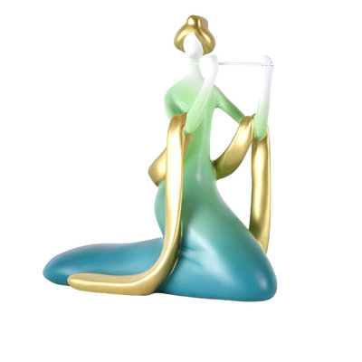Musical Figure Lady Ornament: New Chinese Style Artistic Decor For TV Stand, Foyer, Wine Cabinet, Living Room - Creative And Luxurious