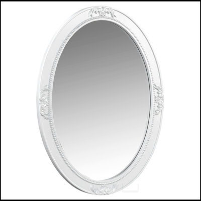 Meuble-lavabo de luxe avec miroir ovale, coiffeuse à 3 tiroirs pour le rangement des bijoux, console élégante pour le vestibule, le salon et la chambre à coucher, décoration intérieure élégante