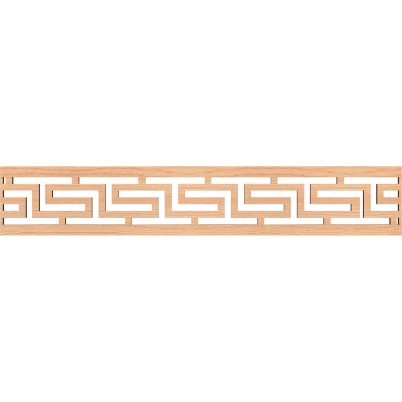 Moulure de panneau H T, Noyer blanc, H 8 po x l 46,625 po x P 0,375 po